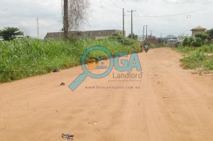 Access roads - A Compound with 3 Bungalows and an Upstairs Foundation for Sale at Igbogbo, Ikorodu, Lagos
