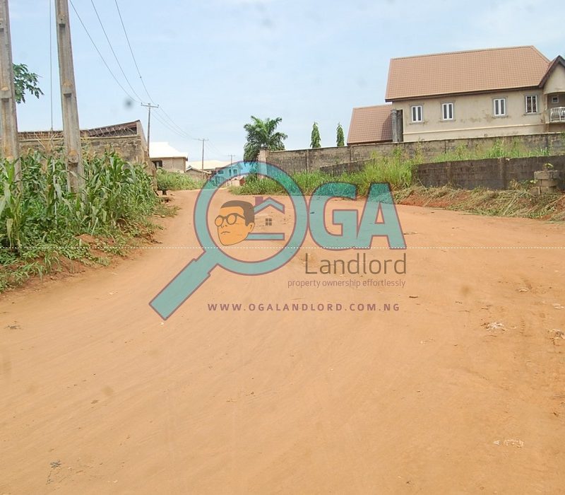 Neighbourhood - A Compound with 3 Bungalows and an Upstairs Foundation for Sale at Igbogbo, Ikorodu, Lagos